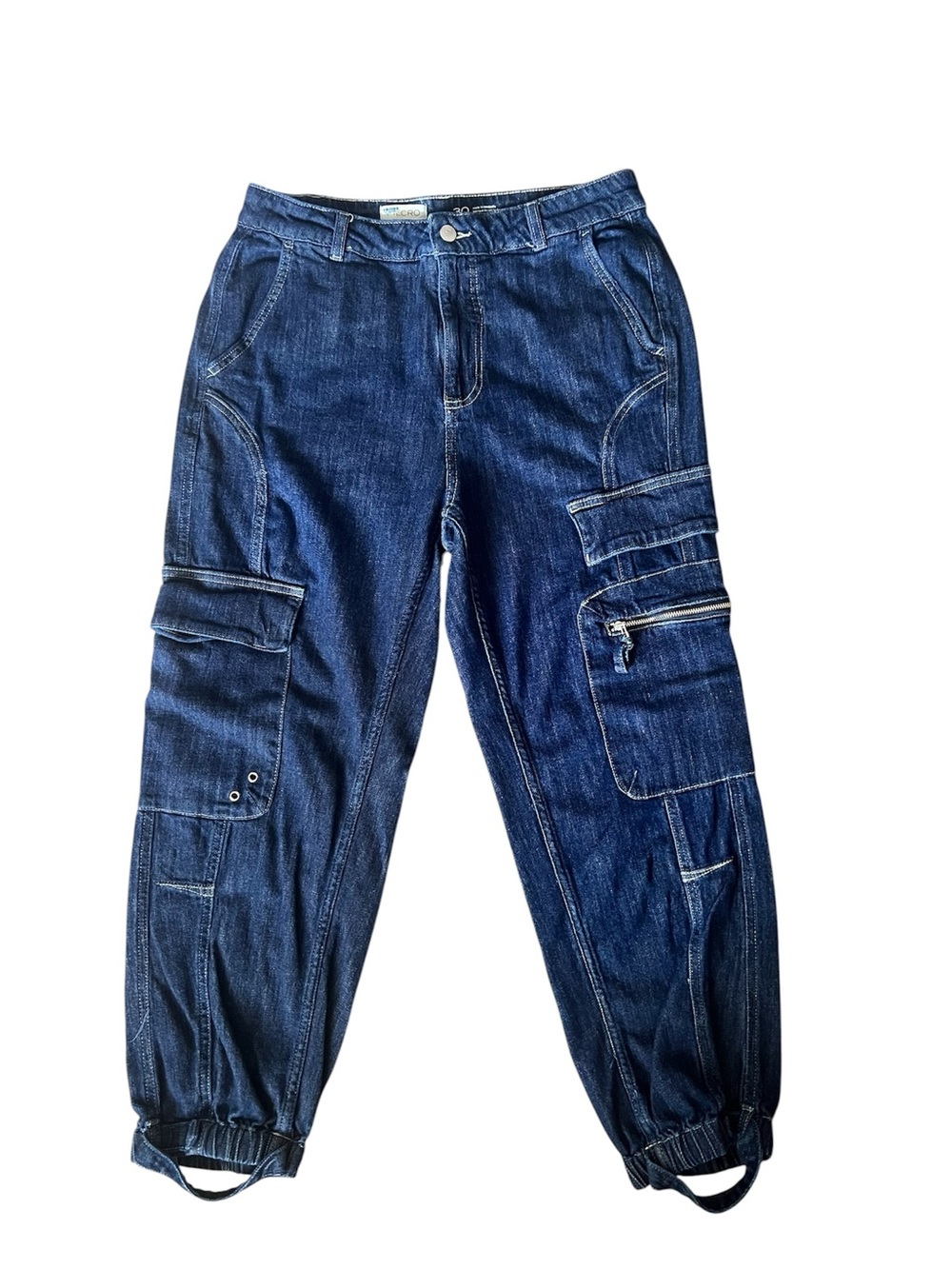 Anthropologie Pilcro Seamed Sport Low Rise Cargo Jeans 30